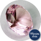 9263 - Glass Gem - Rose Pink